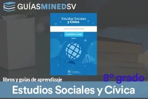 Guías de Estudios sociales y cívica de Octavo Grado MINED 2025 – Descargar en PDF