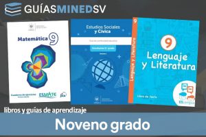 Libros de texto y guías de aprendizaje MINED de Noveno grado 2025  – Descargar en PDF