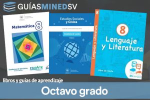 Libros de texto y guías de aprendizaje MINED de Octavo grado 2024  – Descargar en PDF