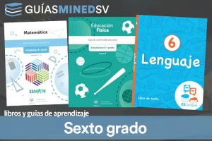 Libros de texto y guías de aprendizaje MINED de Sexto grado 2025  – Descargar en PDF